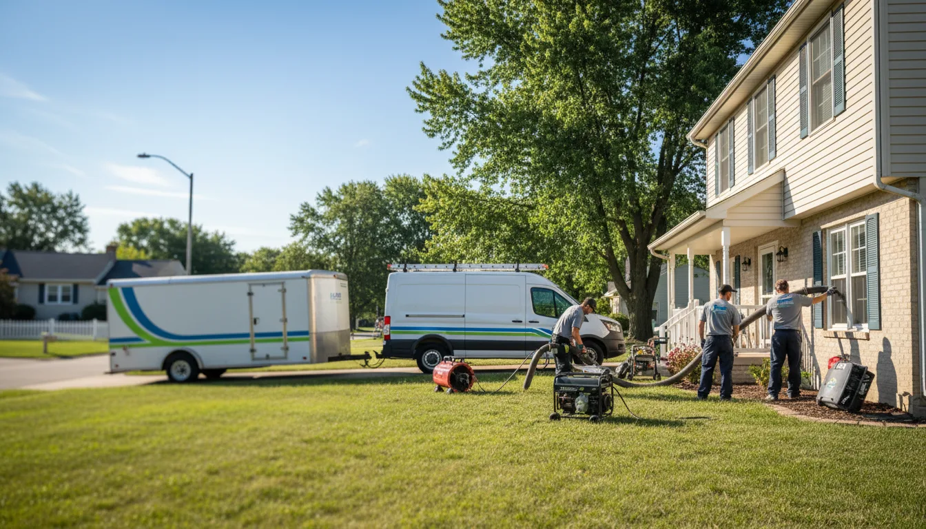 Flooded Basement Restoration And Cleanup With Repair in Lindsborg, KS near me